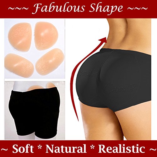 Forever Young Premium Silicone Hip Enhancer Pad Panty Butt Enhancer Panty+ Gluteal Size Medium