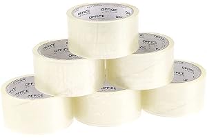 OFFICER PRODUCTS 15025031-90 Förpackningstejp, Genomskinlig, 48 mm x 46 m x 6 stycken