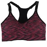 DODOING Komfort Damen Starker Halt Gepolsterter Push up Ohne Buegel Sport BH Bustier Stretch Workout Yoga BH Sport Fitness BH Tank Top Schulterfrei - 2
