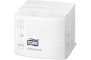 Tork Xpressnap Fit Dispenser Napkin – 15830 – ricarica Napkins for N14 Paper Napkin Dispenser, Advanced Quality – 2-ply, Bianco – 6 x 720 (4320) pcs