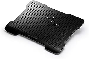 ‎COOLER MASTER Cooler Master NotePal X-LITE II Laptop Kühler - Laptop Cooler mit leichtem & ergonomischem Design, Leiser 140-mm-Lüfter mit manuellem Geschwindigkeitsregler, Laptop Lüfter bis 15,6 Zoll