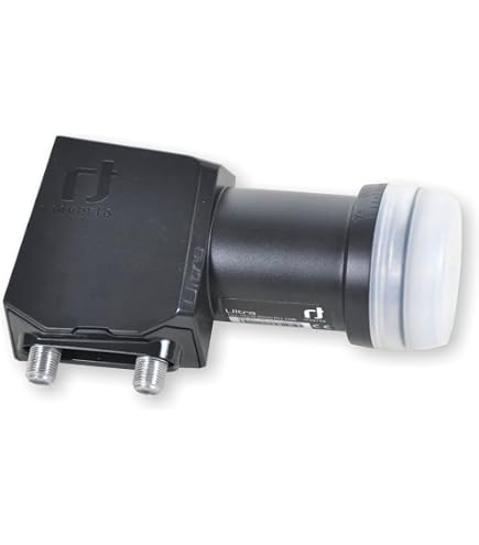 LNB Twin Premium Inverto 40 Mm, Con Filtro LTE, Per Ricezione TV Satellitare HD E 4K Su Due Decoder