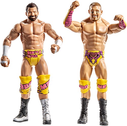 WWE - Pack di 2 Statuette Mojo Rawley / Zack Ryder
