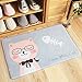 Produktbild AZUO Cartoon Household Teppichboden Matte Haushalts Küche Absorbierende Ottomans Bad Tür Bad Rutschfeste Matte,C,S