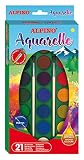 21 pastillas Alpino - Acuarelas, colores surtidos (AQ000002)