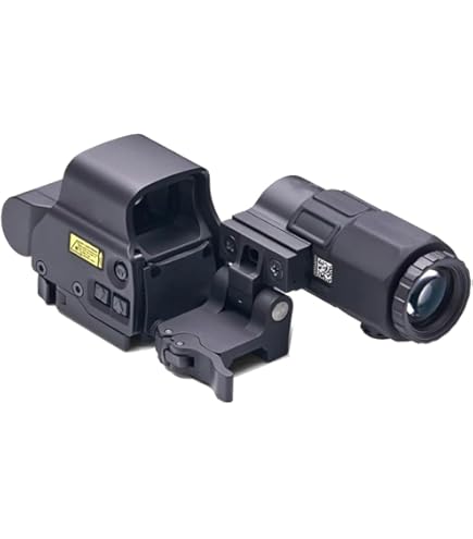 Lente Di Ingrandimento G33/G43/G45 3X/5X, Per Mirino A Punto Rosso, Con Supporto Distanziatore Standard, Montaggio QD Laterale FILP Up E Copertura Di Protezione Dell'obiettivo, Sgancio Rapido, Vetro