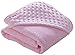 Plush Dimple Hooded Baby Towel - Pink