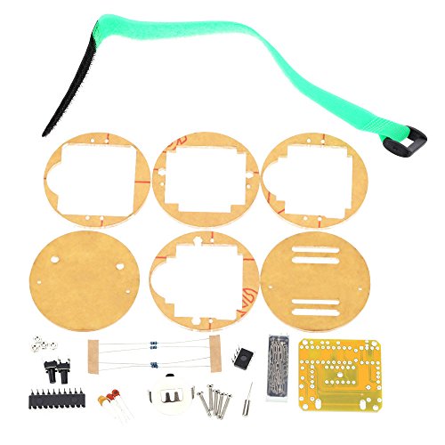 KKmoon SCM wunderbar transparenten LED-Uhr DIY LED-Digital-Rohr zu beobachten elektronische Uhr DIY-Kit [Parallelimportware] - 4