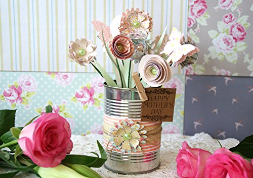 Trimcraft First Edition Paper Flowers – parent, 12 x 12-Inch - 4