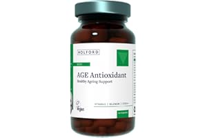 PATRICK HOLFORD Age Antioxidant/Antioxidant Supplement/for Anti-Ageing Support / 7 Nutrients/Vitamin E, Selenium, COQ10 + / Naturally Sourced / 60 Capsules/Vegan/for Women & Men