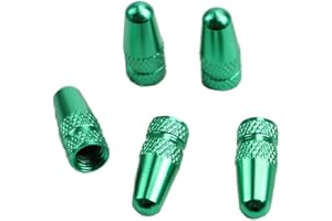 ZHOUBA Bouchons de valve de pneu pour vélo Fixie MTB Presta - Vert