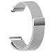 Produktbild Ohwens Für Mesh Milanese Loop, Smart Watch Band Strap, Armband, Uhrenarmband, Schnellverschluss-Uhrenarmbänder, Edelstahl Metall Schließe 14-22mm Einstellbar Durable Ersatz Armband Für Männer Frauen