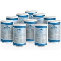 Filtri Sedimenti Bellerofonte Da 10” – 10 Micron, 10 Pezzi In Polipropilene, Per Acqua Potabile E Osmosi Inversa