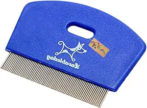 Western Era Brush/Pet Comb for Grooming Cum Massager & Safety for Dog, Puppy, Cat, Kitten (Blue)