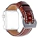 Price comparison product image For Apple Watch Strap 38mm, DaGeLon Classic Smart Watch Replacement Wrist Band Fashion Vintage Leather Watchband for Apple iWatch Series 3/Series 2/Series 1 Sport/Editoin Version - Brown