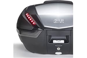 Givi LED pour Motocyclette – E135 – V47 Top case avec feu stop, rouge