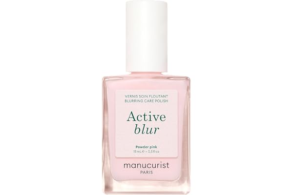 Manucurist – Vernis à Ongles Soin Floutant Active™ Blur (Rose Poudré Mat) Bio-Sourcé – Vernis Durcisseur Ongle Perfecteur, Effet Rose Mat Velouté, Soin Ongle Fortifiant & Lissant
