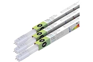 T8-rör 18 W och 1 800 lm, med färgtemperatur på 6 400 K, mått: 121,2 x 2,6 x 2,6 cm, perfekt för briljant och effektiv belysn