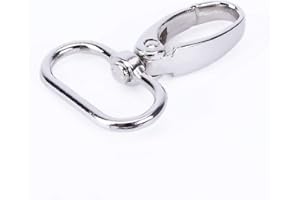 SUREPROMISE ONE STOP SOLUTION FOR SOURCING SurePromise 10pcs Lobster Claw Clasps Swivel Trigger Clips Snap Hook Bag Clasps Silver (25mm#)