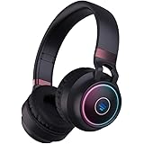 Wireless Headphones for Kids Over Ear Bluetooth Headphone Hi-Fi Deep Bass Foldable Headphones 3 Playing Modes Wireless Earpho