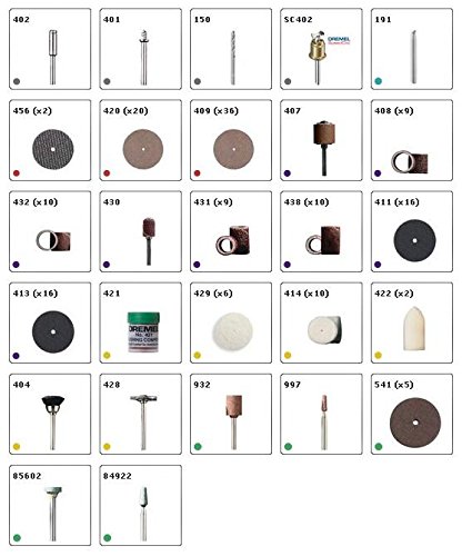 Dremel #722 Zubehör-Set 165 teilig - 5