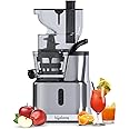 Lifelong Cold Press Juicer Blender 200 Watts, Slow Juicer Cold Pressed-Fruit&Vegetable Juicer Machine For Home With Compact Design-Single On/Off Button With Reverse Function (Llsj02)