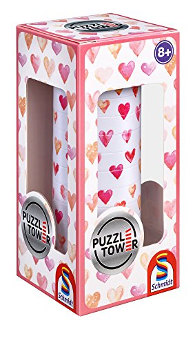 Preisvergleich Produktbild Schmidt Spiele 56906 - Puzzle Tower für Erwachsene, Herzen