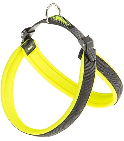 Ferplast AGILA Reflex 7 Hundegeschirr Groß – Weich Gepolstert, Brustumfang 63-71 Cm, Schwarz