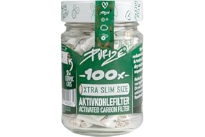 PURIZE® Glas I 100 XTRA Slim Size Filtro de carbón activo Blanco