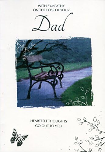 With Sympathy On The Loss Of Your Dad - Empty Bench Sympathy Card