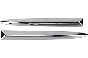 MULCORT Front Bumper Upper Chrome Trim, Front Bumper Upper Chrome Trim Compatible with FIAT 500 2007-2015