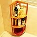 Produktbild Küchenregale Organizer ZXLDP Dreieck WC Ständer Lagerregal Massivholz Badregale Waschbecken Rahmengröße Optional (größe : 30cm*30cm*90cm)