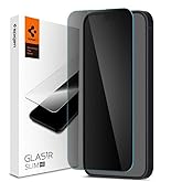 Spigen iPhone 17e / 16e / 14 / 13 Pro / 13 ile Uyumlu Cam Ekran Koruyucu GLAS.tR Slim HD Privacy Hayalet - AGL03393 (Spigen T