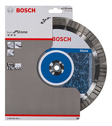 BOSCH Diamanttrennscheibe Best für Stone, 230 x 22,23 x 2,4 x 15 mm, 2608602645 - 2