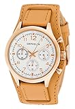 Orphelia Damen-Armbanduhr Vogue Chronograph Quarz Leder