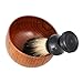 Anself Wooden Shaving Brush Bowl Shaving Cream Soap Mug