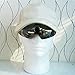 JaneDream Man Styrofoam Head Mask Stand Model Display Wig Hats Holder Foam Mannequin White