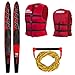 Produktbild Base Sports Vapor Package 67" Red Wasserski Wasserläufer Paarski Ski Wassersport Skiset Set Weste Schwimmweste
