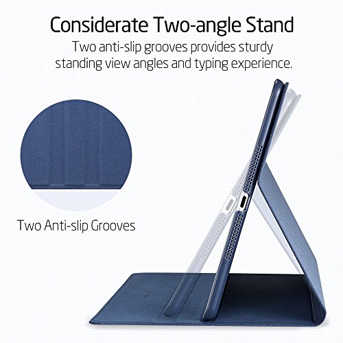 iPad Mini Hülle, ESR® Auto aufwachen / Schlaf Funktion und Einstellbarem Blickwinkel Funktion Schutzhülle für iPad Mini 3/2/1 (Himmelblau) - 3