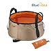 Produktbild Blueidea® 10 Liter Faltbare Wasserbeutel Waschbecken Faltschüssel Washbasin Wannen Wash Bag Wasser-Topf Wandern Eimer Camping Becken Spülbecken Fussbad für Outdoor Camping Reisen Wandern (Orange)