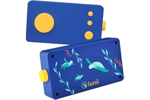 Lunii - Ma Fabrique à Histoires édition limitée Océan + 1h41 d'histoires à Composer incluses à télécharger, Boîte à Histoires Interactive pour Enfants de 3 à 8 Ans - Conteuse fabriquée en France