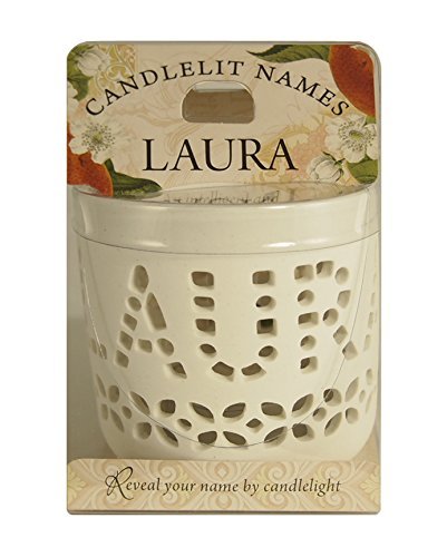 Preisvergleich Produktbild Candlelit Names 001850134 Laura Votive Candles by Candlelit Names