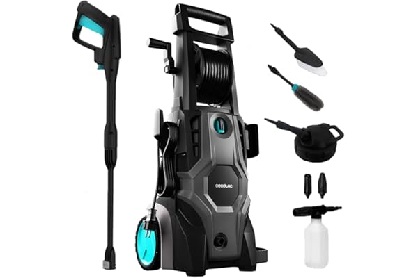 Cecotec Hidrolimpiadora de Alta Presión HydroBoost 2400 AdvanceClean. 2400W, Hogar, Jardín o Coche, Caudal de 480l/h, 180 Bares de Presión, Bomba de Aluminio, Radio de acción 14m