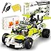 Produktbild Dilwe DIY Fernbedienung Auto, Bausteine DIY Fernbedienung Auto Set Kit 2CH 2,4 GHz RC Auto Modell Racing Spielzeug, 371 Stücke