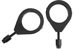 OUTBIT Staffa per fanali indicatori di direzione - 41mm Staffa per supporto per indicatori di direzione per moto svolta in metallo per placcatura in metallo Accessori per il montaggio (Colore : Black)