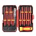 Produktbild kkmoon 13 Teile 1000 V Schraubendreher-Set Wechselhafte isoliert mit Magnet Schlitz Phillips Pozidriv TORX Bits Elektriker Repair Tools Kit