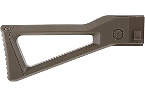 Blasterparts - SMG Mod Upgrade Schulterstütze für NERF Stryfe und kompatible Kurze Aufnahmen - Olive - groß, robust und vielseitig