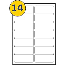 thumbnail image 2 of Stampiton Address Labels – 500 A4 Sheets, 14 Labels Per Sheet – Matte Finish, Blank 2 of 3