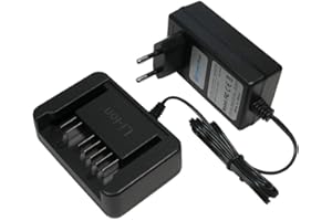 Trade-Shop 36 V akumulator litowo-jonowy ładowarka stacja ładująca kompatybilna z Hitachi BSL2530 BSL3626 328033 328034 328036 DH36DAL DH36DL DH25DAL DH25DL DH25DL