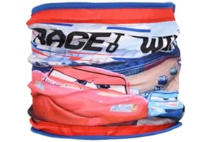 SUNCITY Sun City Cars Lightning Mcqueen Écharpe tubulaire en polaire pour enfant garçon